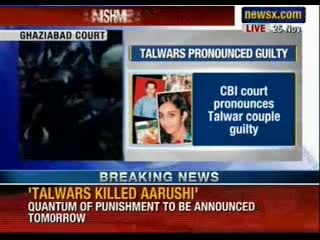 Watch Aarushi Talwar Murder Case: Rajesh & Nupur Talwar found guilty of killing Aarushi & Hemraj  Video