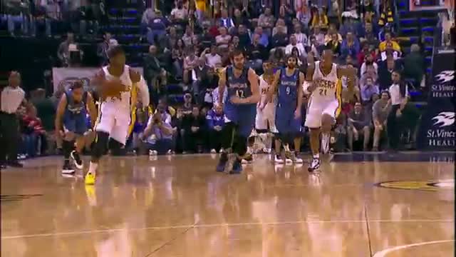 Watch NBA: Paul George Throws Down the Windmill Video