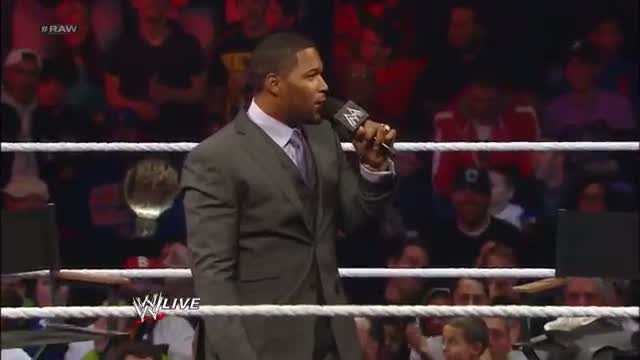 Watch Super Bowl Champion Michael Strahan appears on "Miz TV": Raw, Nov. 25, 2013 Video