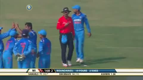 Watch India vs West Indies - 3rd ODI - West Indies Fall of wickets - scored 263/5 in their 50 overs Video