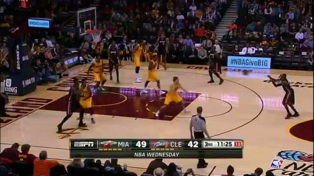 Watch NBA: LeBron Leads Heat to Win Over Cavaliers Video