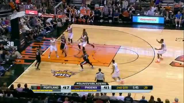 Watch NBA: Goran Dragic and the Suns Stop Trail Blazers in Their Tracks Video