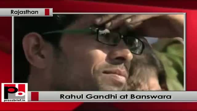 Watch Rahul Gandhi at Banswara (Rajasthan) Video