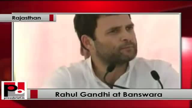 Watch Rahul Gandhi at Banswara in Rajasthan: BJP is a master and is ahead of everyone in corruption Video