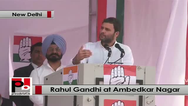 Watch Rahul Gandhi in Delhi lists out development took place under Congress rule Video