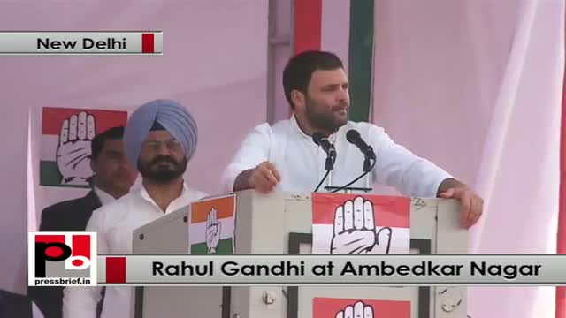 Watch Rahul Gandhi in Delhi: Congress wants to empower aam aadmi along with development Video