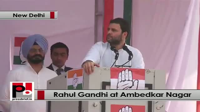 Watch Rahul Gandhi in Delhi: Congress treats everyone equally Video