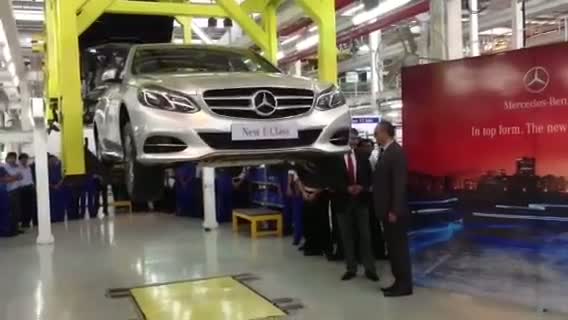 Watch Mercedes Benz rolls out locally-produced 2013 E-class Video