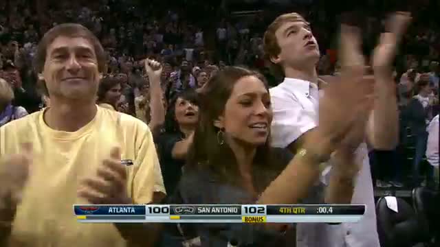 Watch NBA: Tim Duncan Hits the Game-Winner to Beat the Hawks! Video