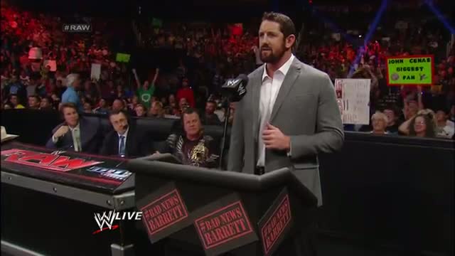 Watch WWE Raw: Bad News Barrett makes his debut - Dec. 2, 2013 Video