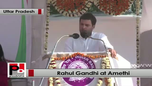 Watch Rahul Gandhi: Salon railway line will be very effective for the people Video