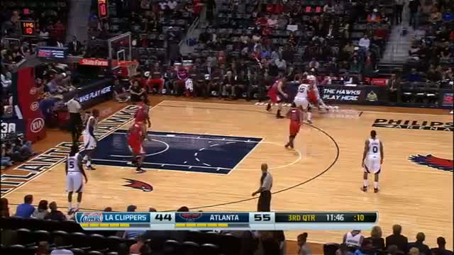 Watch NBA: Paul Millsap Powers the Hawks Over the Clippers with 25 points Video