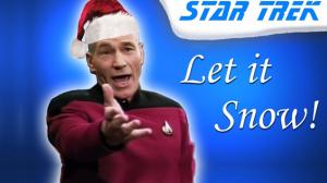 Watch Captain Picard Sings "Let it Snow" Video