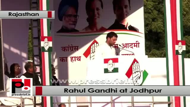 Watch Rahul Gandhi in Rajasthan enlists achievements of the Congress government Video