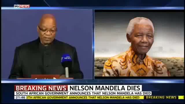 Watch BREAKING NEWS: Nelson Mandela Dead Aged 95 Video