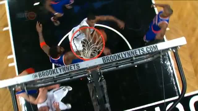 Watch NBA: Amar'e Stoudemire Rises to Reject Joe Johnson Video