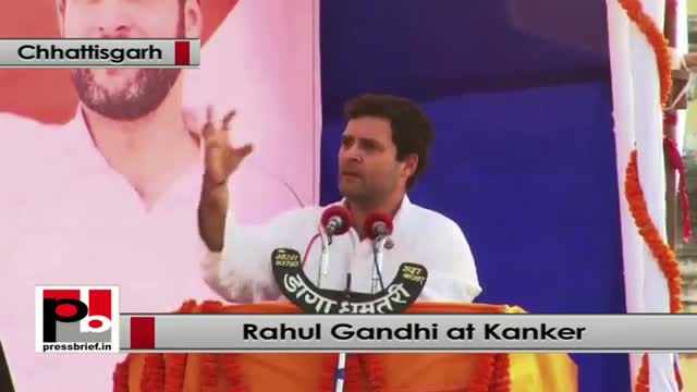Watch Rahul Gandhi: We ensured the rights of the tribals in their lands Video