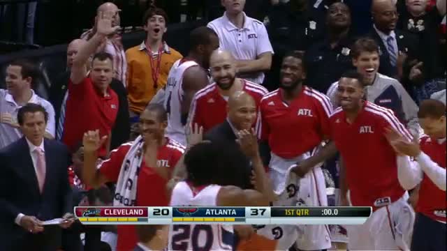Watch NBA: Paul Millsap Hits a Halfcourt Shot to Beat the 1st Quarter Buzzer! Video