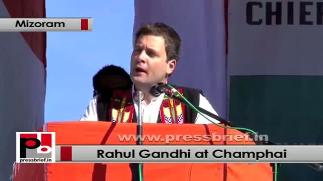 Watch Rahul Gandhi: I feel a special bond with Mizoram Video