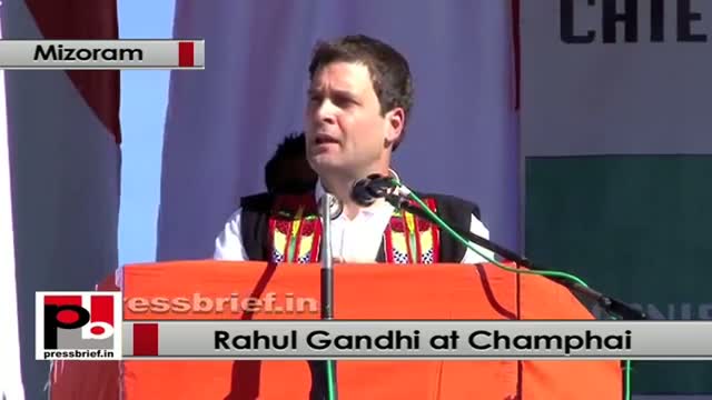 Watch Rahul Gandhi: New trade rule will help the farmers of Mizoram Video