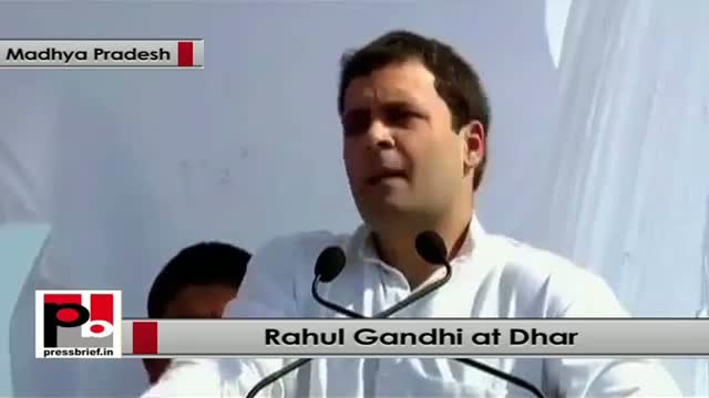 Watch Rahul Gandhi: We guarantee 100 days of work to every poor by MNREGA Video