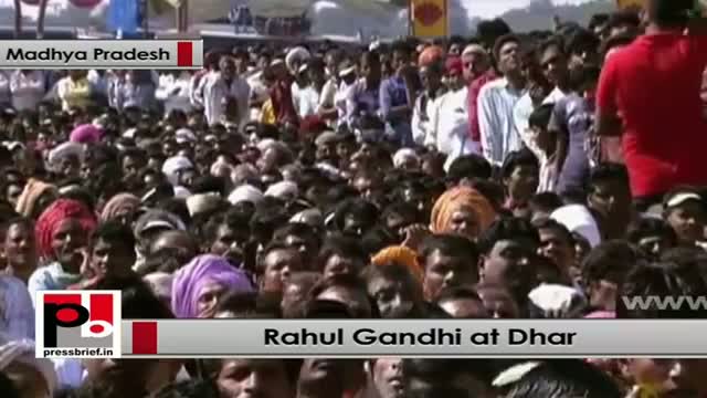 Watch Rahul Gandhi: Roads don't provide food to poor, but our schemes do Video
