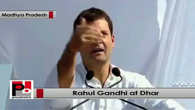 Watch Rahul Gandhi: BJP thinks poor is the reason for poverty; but we don't agree Video