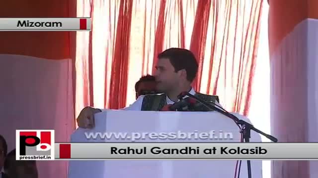 Watch Rahul Gandhi: Our government has special focus on roads in Mizoram Video