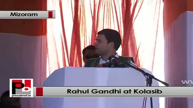 Watch Rahul Gandhi: Our priority is development and upliftment of Mizoram's youth Video