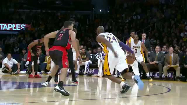 Watch NBA: Kobe Bryant's Killer Crossover and Dish to Pau Gasol Video