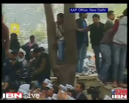 Watch High on election results, AAP supporters celebrate 'dream' debut Video