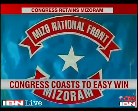 Watch Congress retains power in Mizoram Video