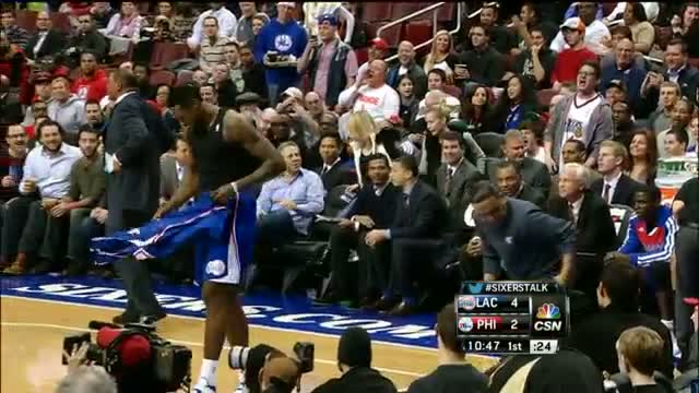 Watch NBA: DeAndre Jordan Gets "Los Angeles" Ripped off his Jersey Video