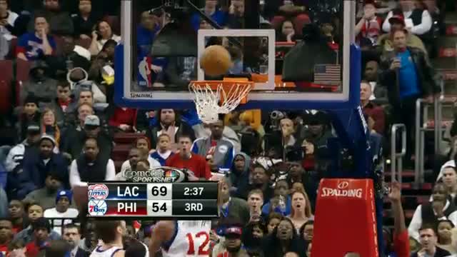 Watch NBA: Tony Wroten's Over the Shoulder Assist to Evan Turner Video