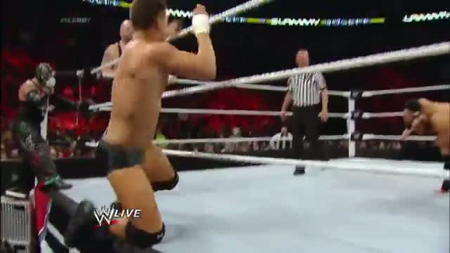 Watch Rey Mysterio, Big Show, Cody Rhodes & Goldust vs. Ryback, Curtis Axel & The Real Americans: WWE Raw, Dec Video