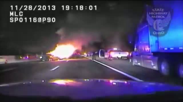 Watch Dashcam Shows Chase Before Fatal Ohio Crash Video