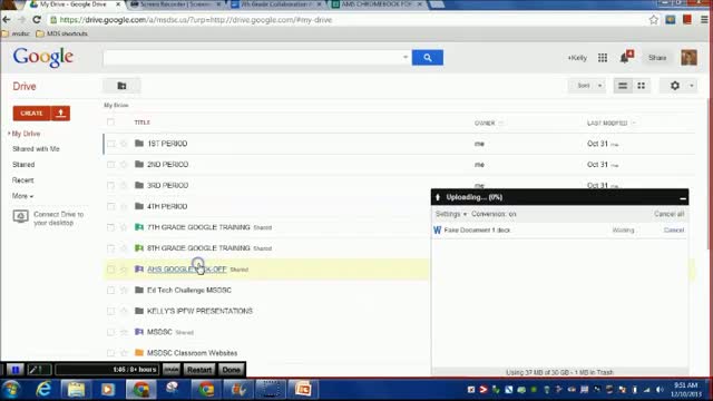 Watch MSD Google Drive How to Upload Documents Video