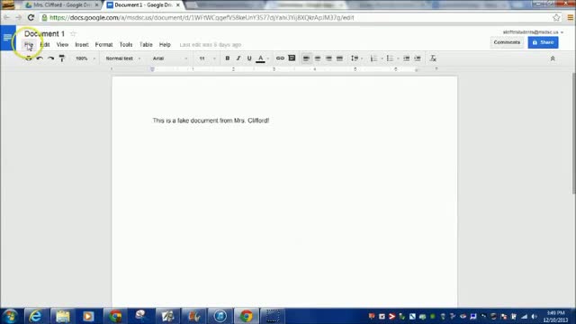 Watch Google Drive Printing Student Work Video