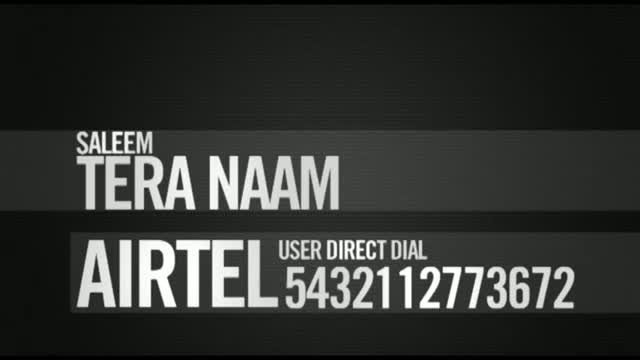 Watch Tera Naam - Official Music Song | By Saleem Video