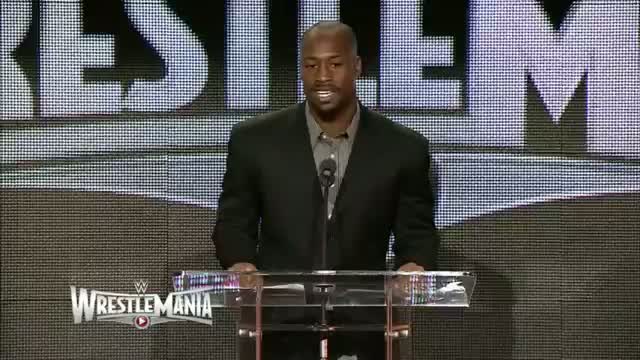 Watch Vernon Davis talks at the WWE WrestleMania 31 Press Conference Video