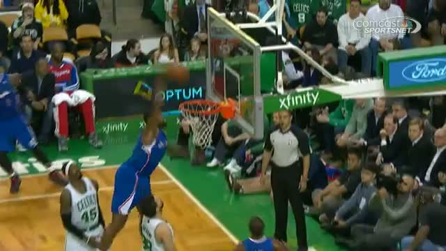 Watch NBA: DeAndre Jordan Sticks the Oop on the Rim Video