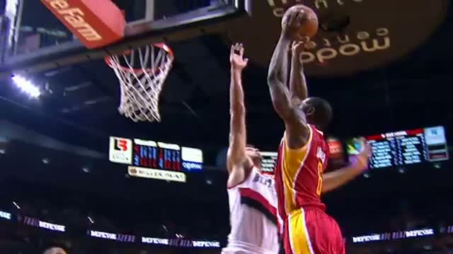 Watch NBA: Terrence Jones Dunks Over Joel Freeland! Video