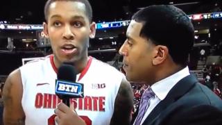 Watch Amir Williams Post Game Interview Fail Video