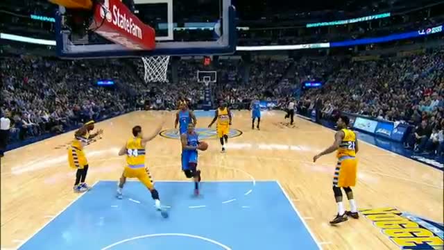 Watch NBA: Russell Westbrook Goes Coast-to-Coast for the Stuff Video