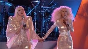 Watch Gaga and Aguilera's Surprise Duet Video