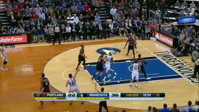 Watch NBA: Kevin Love's Near Triple-Double Guides Minnesota Over Portland Video