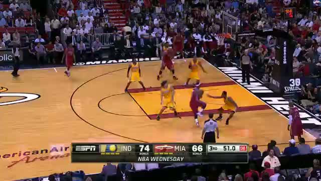 Watch LeBron James and Dwyane Wade Combine to Beat the Pacers Video