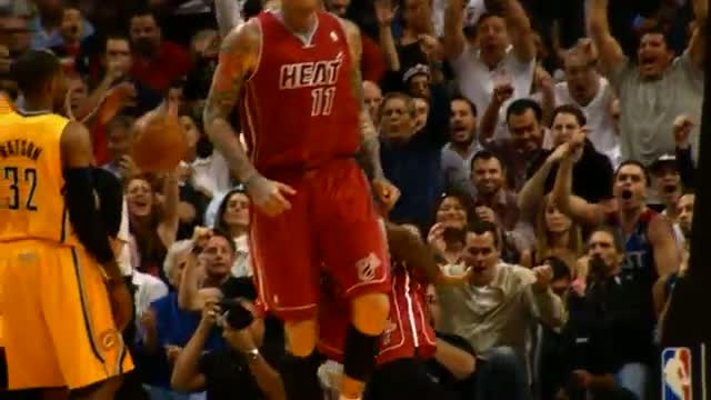 Watch NBA: Slow-Mo: LeBron's SICK Driving Dunk Against the Pacers Video