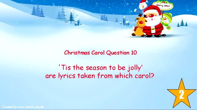 Watch CHRISTMAS CAROL QUIZ - Questions & Answers - Happy Xmas To All Video