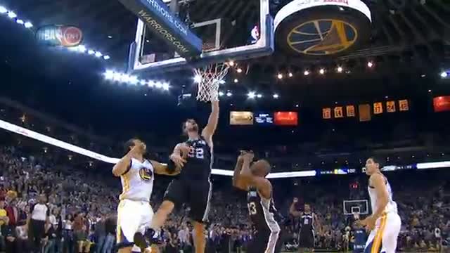 Watch NBA: Tiago Splitter Tips in the Game-Winner! Video